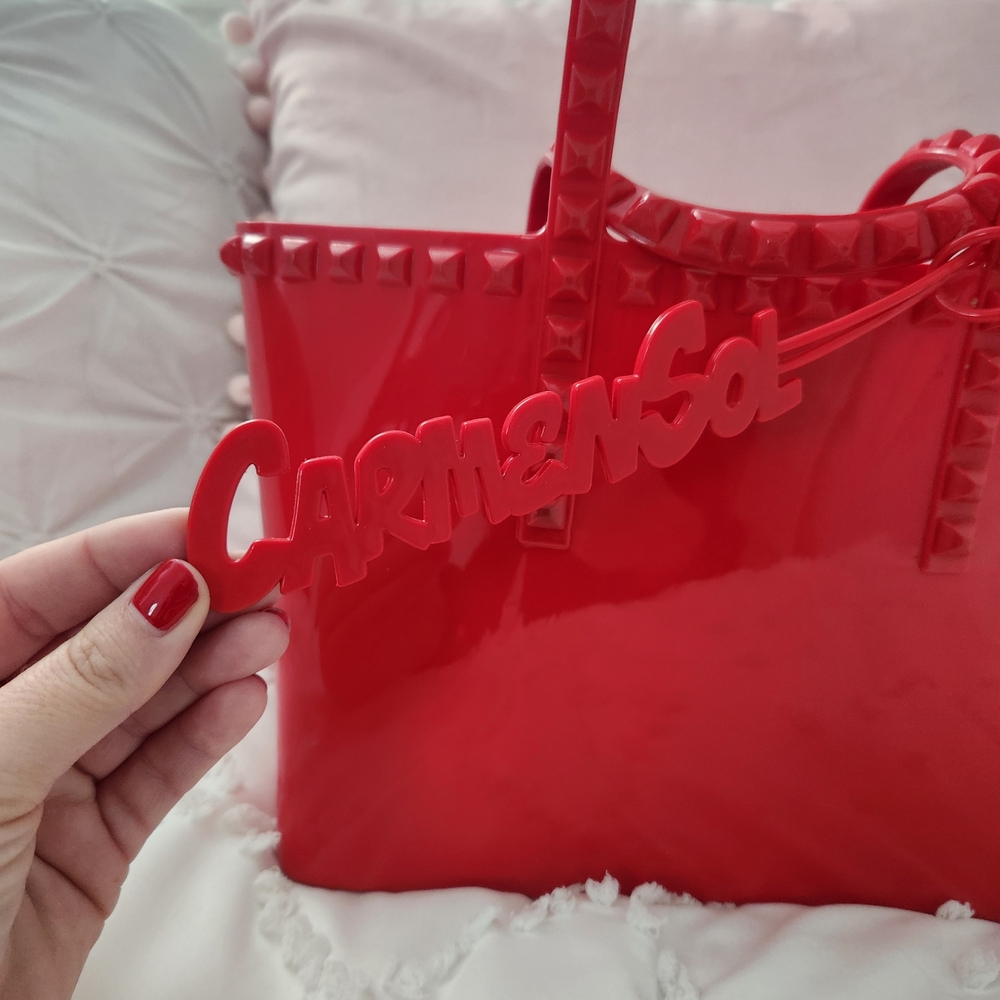 Carmen Sol Red Tote Bag - Picture 2 of 4